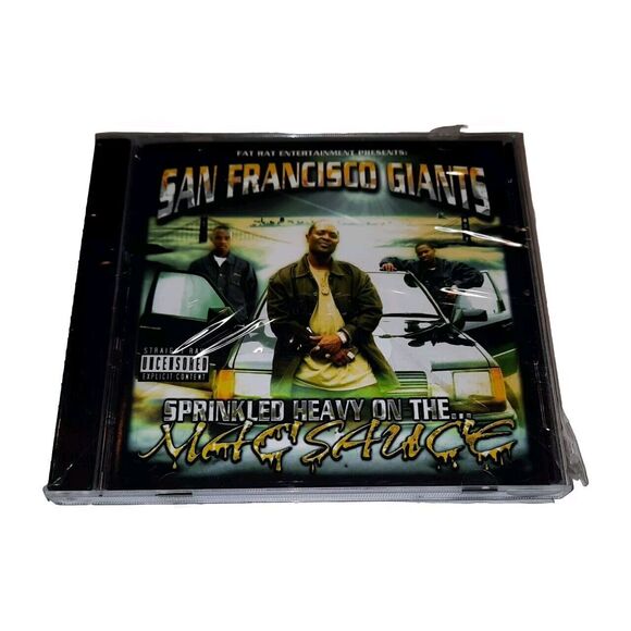 San Francisco Giants Sprinkled Heavy On The Mac Sauce CD  NEW Fat Rat Ent  RARE - Picture 7 of 7